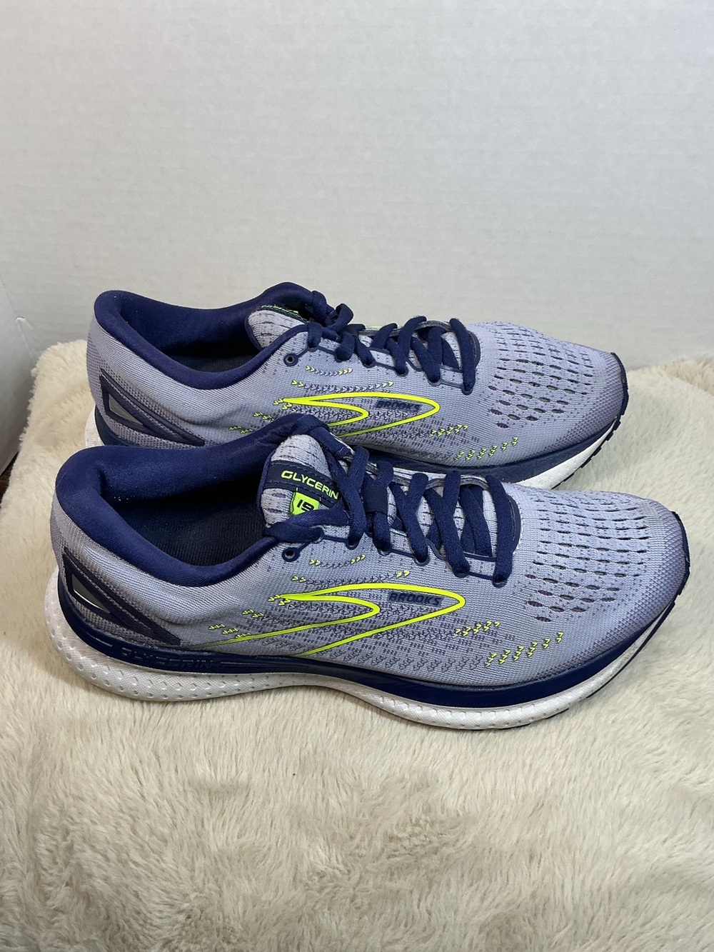 Brooks Glycerin 19 Women’s Running Shoes Size 9 Medium B Blue Gray Purple - Picture 6 of 16